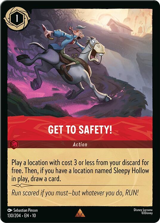 Get to Safety! (0130) - Cold Foil