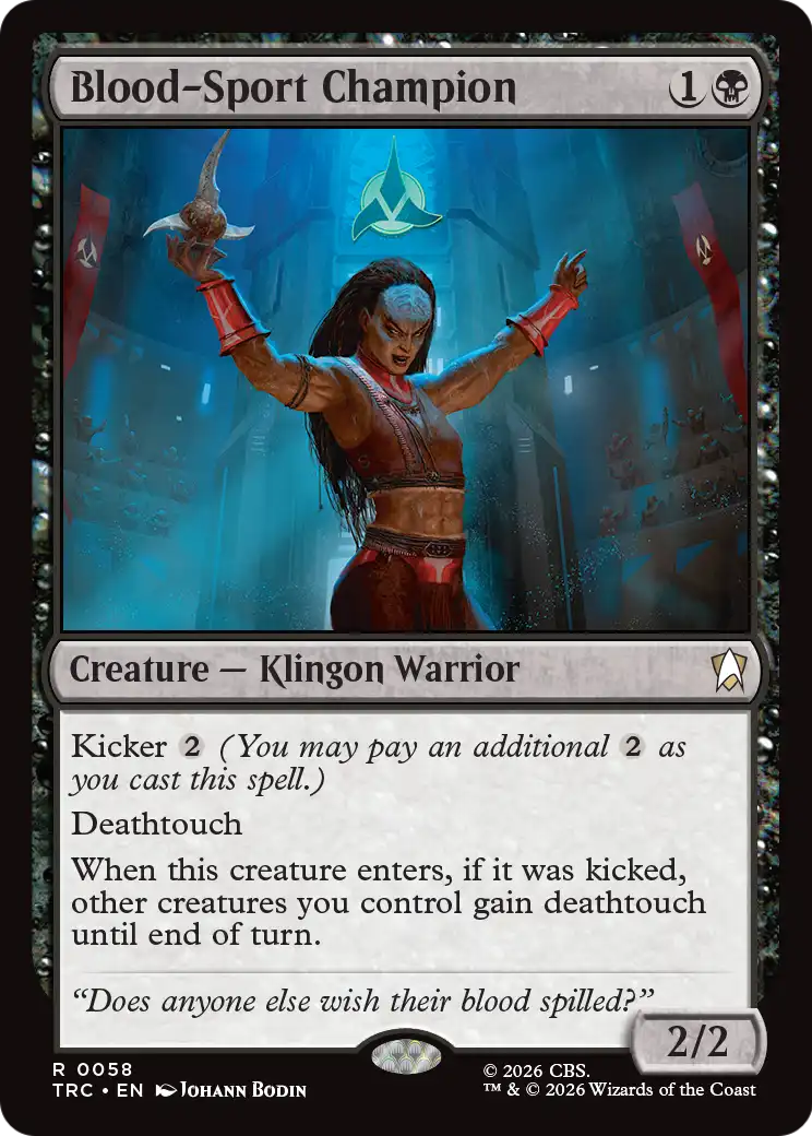 Blood-Sport Champion (TRC)