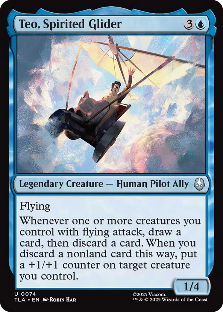 Teo, Spirited Glider tla