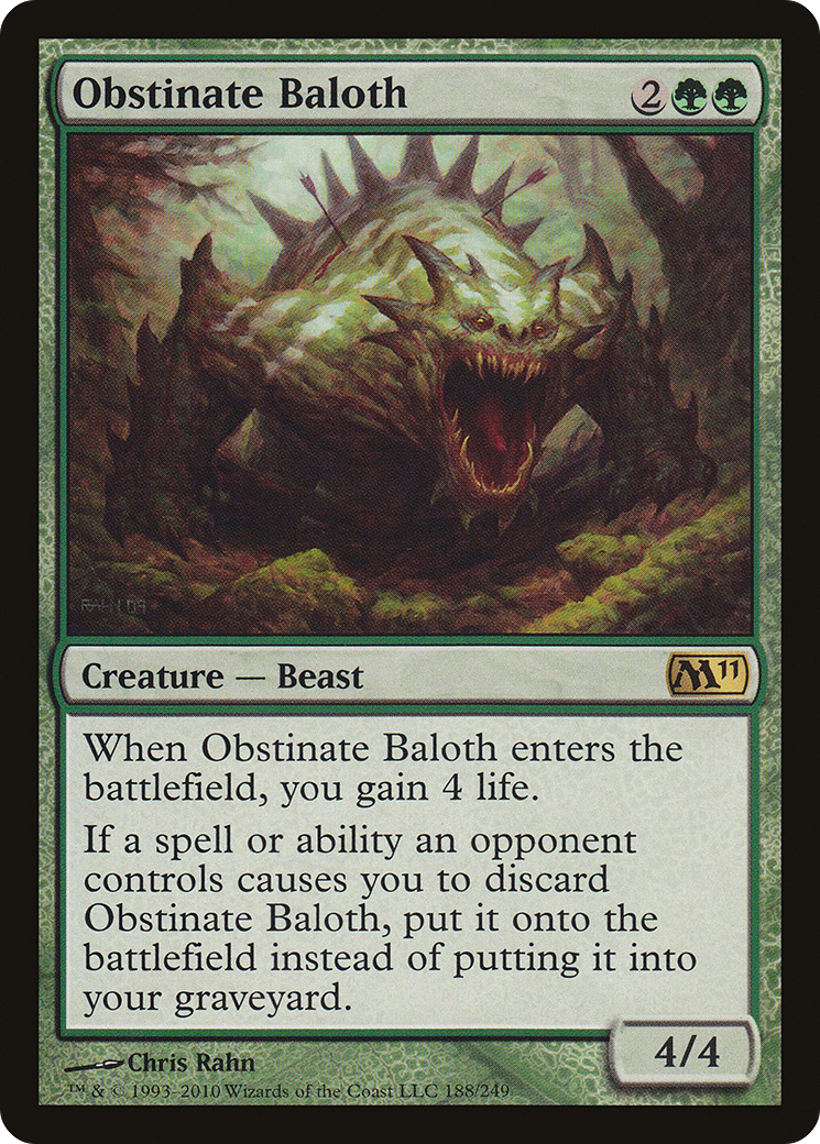 Obstinate Baloth - Foil