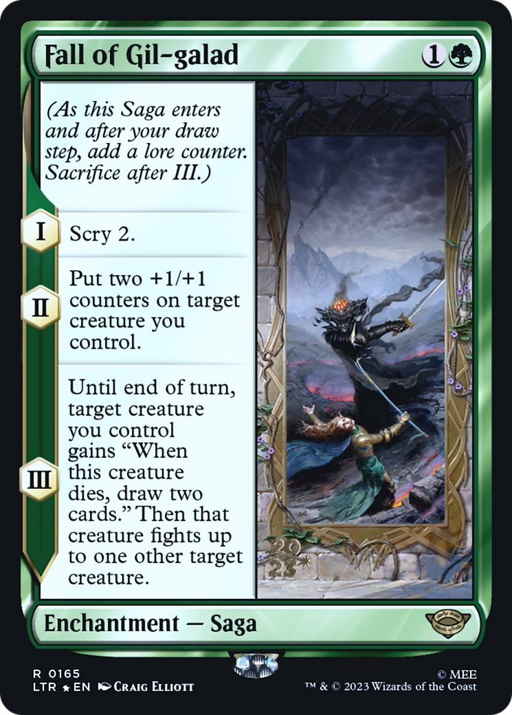 Fall of Gil-galad (0165) (Prerelease) - Foil