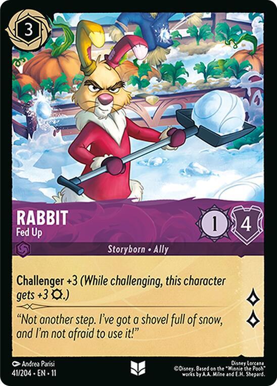 Rabbit, Fed Up (0041) - Cold Foil