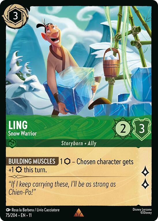 Ling, Snow Warrior (0075) - Cold Foil