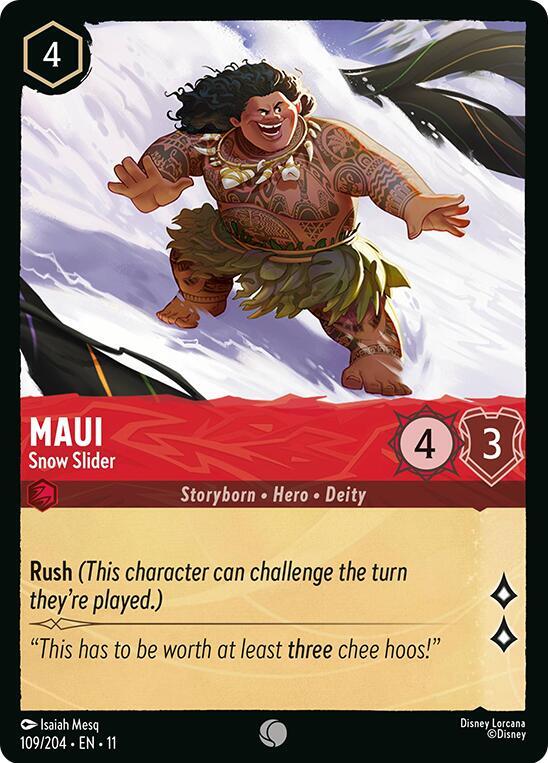 Maui, Snow Slider (0109) - Cold Foil