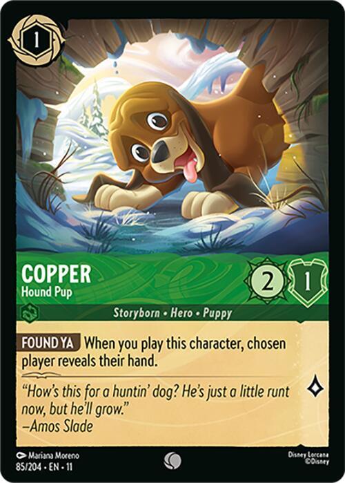 Copper, Hound Pup (0085) - Cold Foil