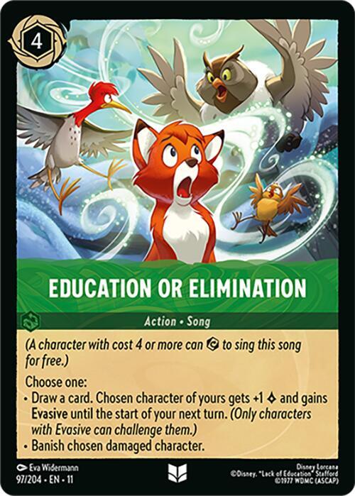Education or Elimination (0097)