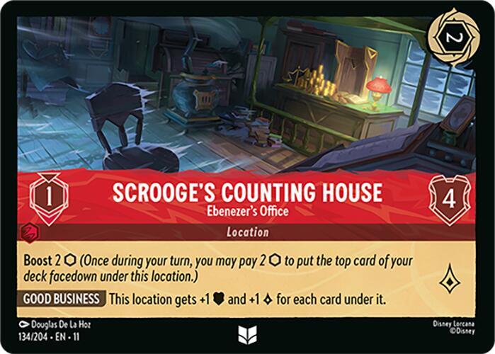 Scrooge's Counting House, Ebenezer's Office (0134) - Cold Foil
