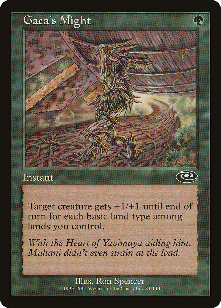 Gaea's Might - Foil