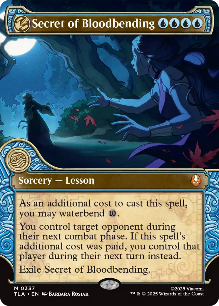 Secret of Bloodbending (0337) (Elemental Frame) - Foil tla