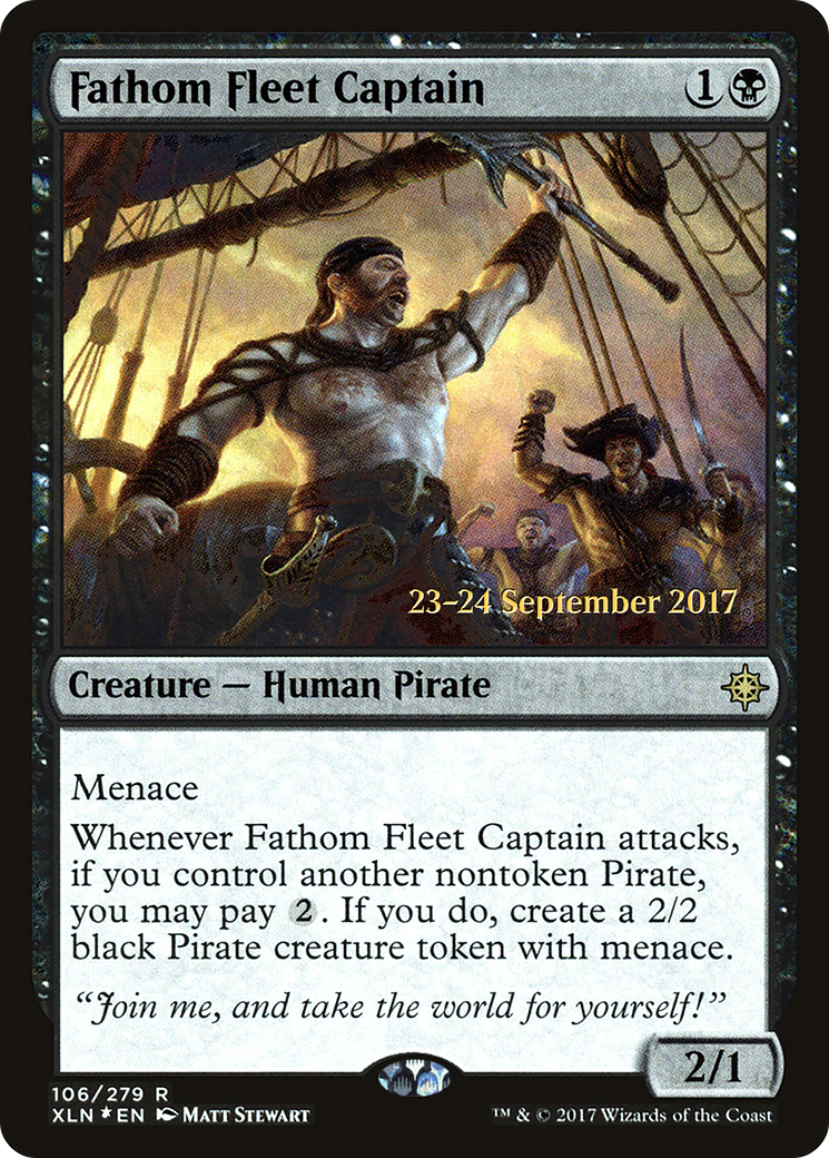 Fathom Fleet Captain (106) (Prerelease) - Foil