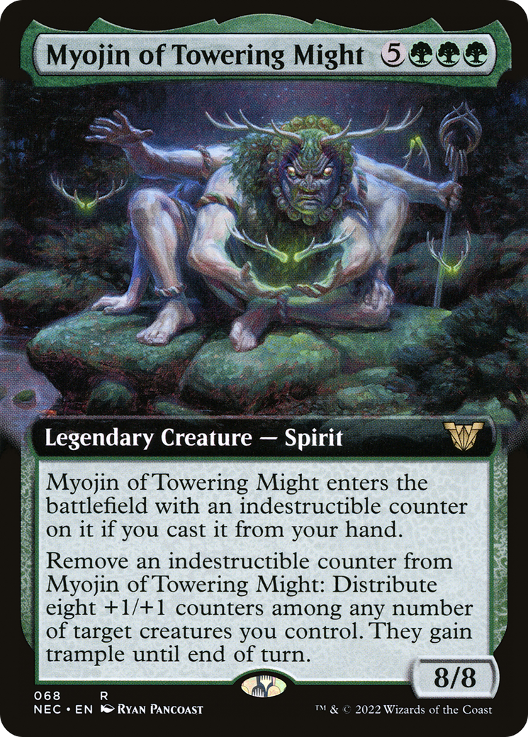 Myojin of Towering Might (068) (Extended Art)
