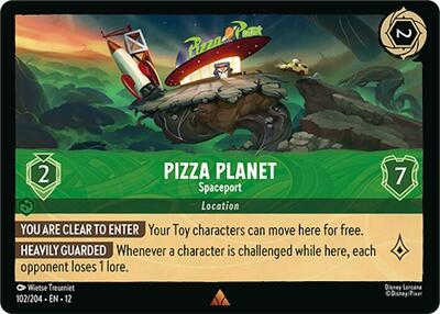 Pizza Planet, Spaceport (0102) - Cold Foil