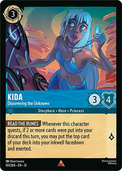 Kida, Discovering the Unknown (0157) - Cold Foil