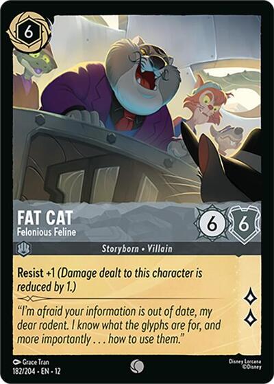 Fat Cat, Felonious Feline (0182) - Cold Foil