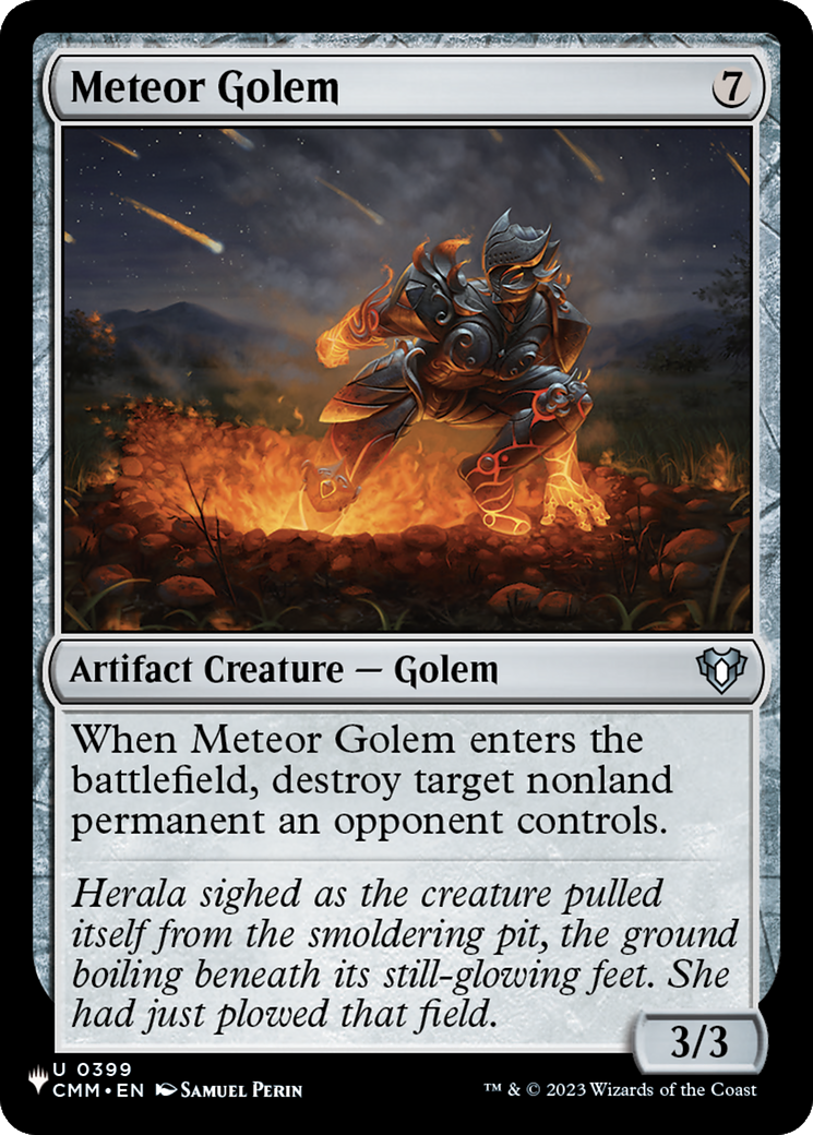 Meteor Golem (CMM-399) (PLST)