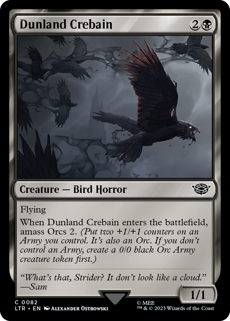 Dunland Crebain - Foil