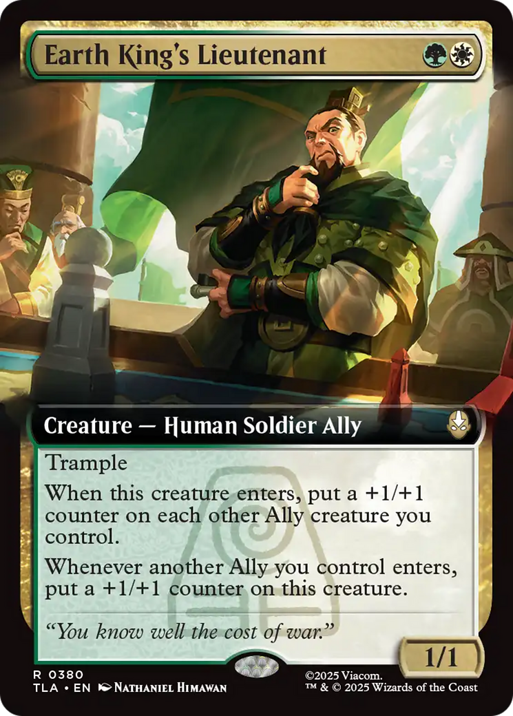 Earth King's Lieutenant (0380) (Extended Art) - Foil tla
