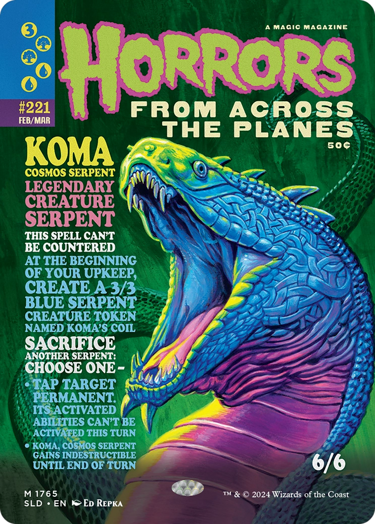 Koma, Cosmos Serpent (1765) (Showcase) - Rainbow Foil