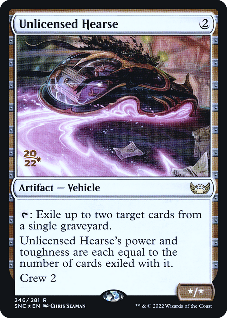 Unlicensed Hearse (246) (Prerelease) (PSNC) - Foil