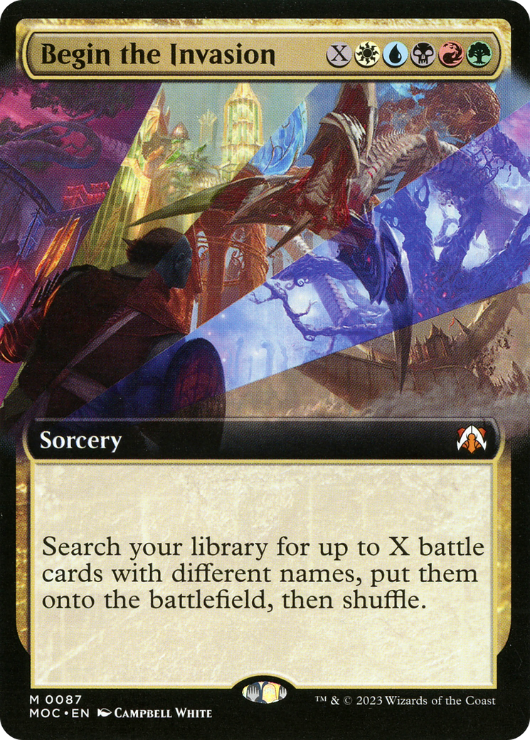 Begin the Invasion (0087) (Extended Art) - Foil
