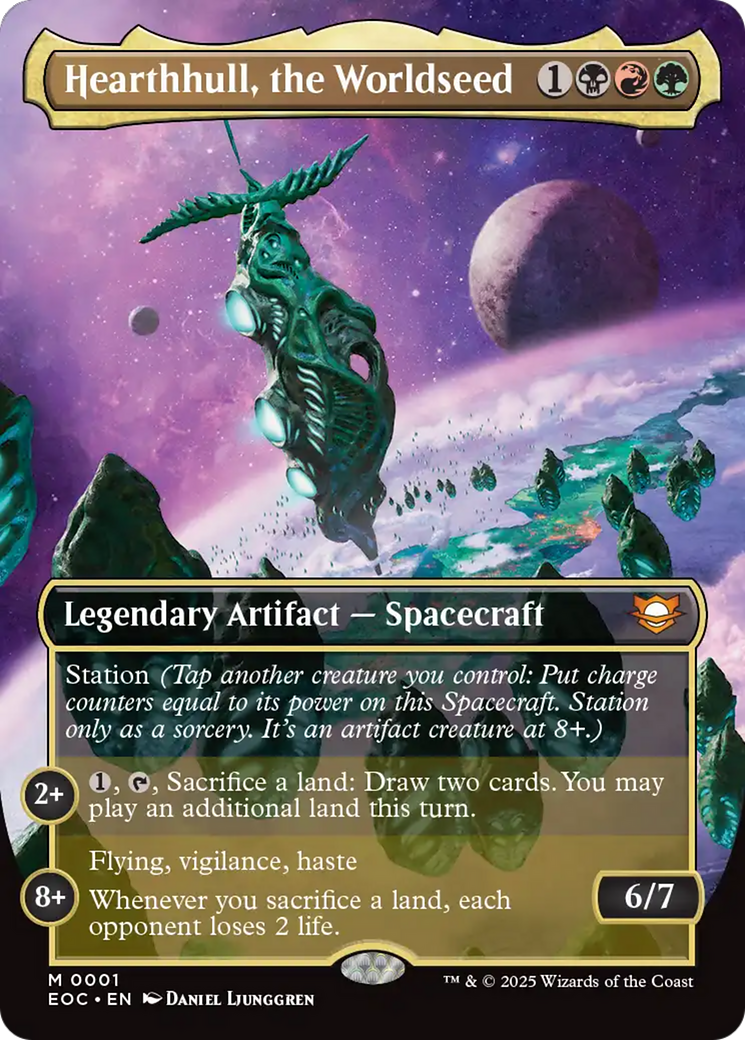 Hearthhull, the Worldseed (0001) (Borderless) - Foil