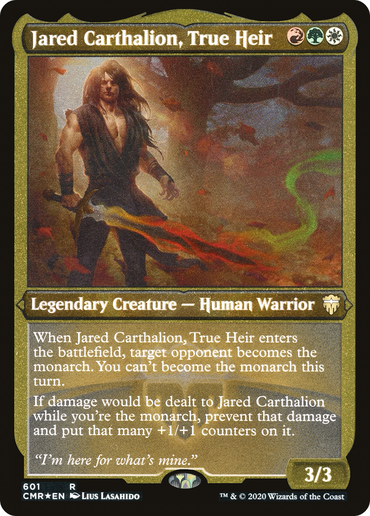 Jared Carthalion, True Heir - Foil Etched