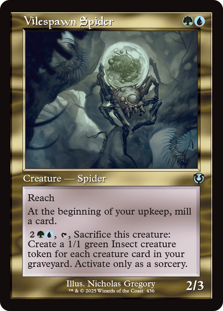 Vilespawn Spider (0436) (Retro Frame) - Foil