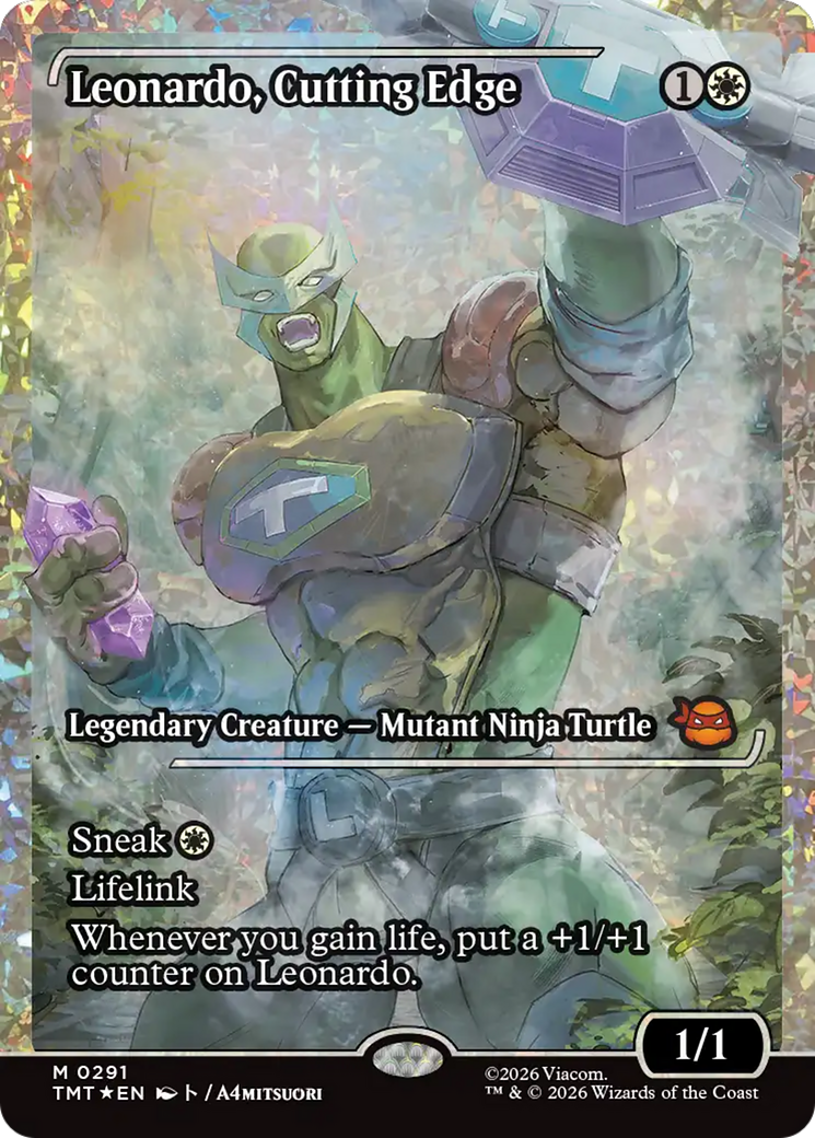 Leonardo, Cutting Edge (0291) (Showcase) (TMT) - Fracture Foil