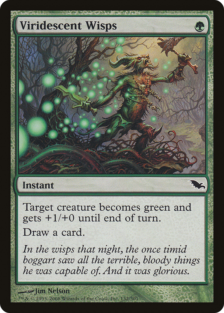 Viridescent Wisps - Foil