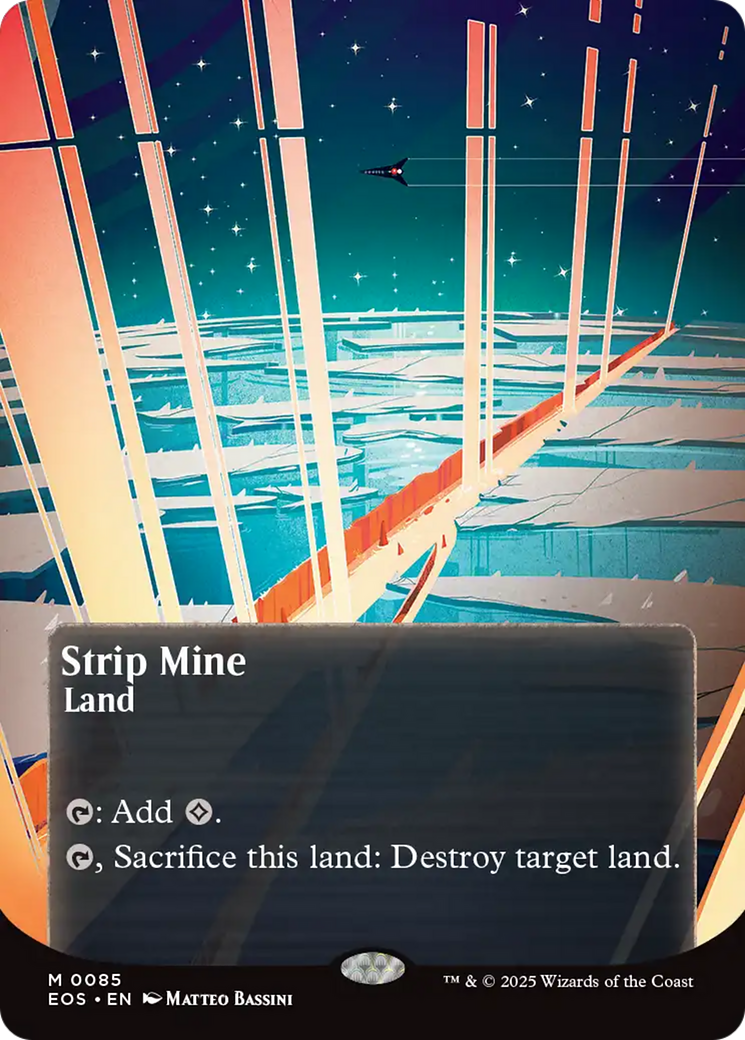 Strip Mine (0085) (Borderless) - Foil