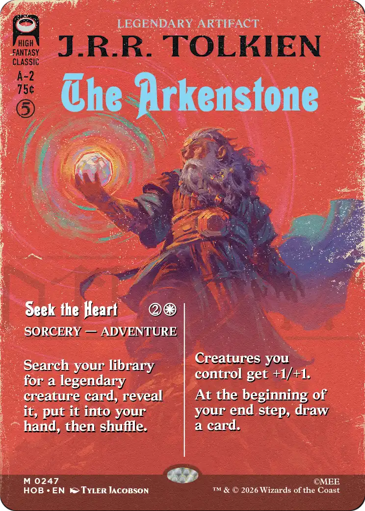 The Arkenstone // Seek the Heart (0247) (Borderless) (Book Cover) (HOB) - Foil