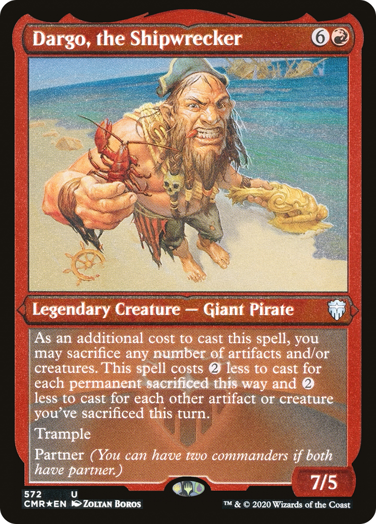 Dargo, the Shipwrecker - Foil Etched