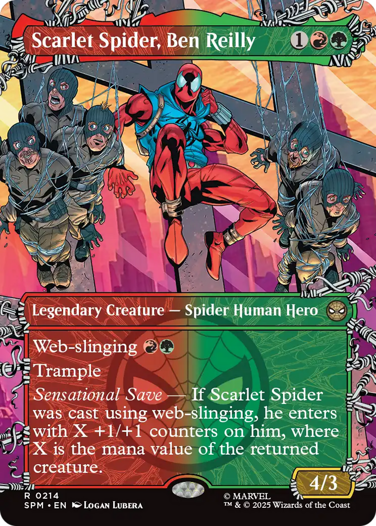 Scarlet Spider, Ben Reilly (0214) (Borderless) - Foil