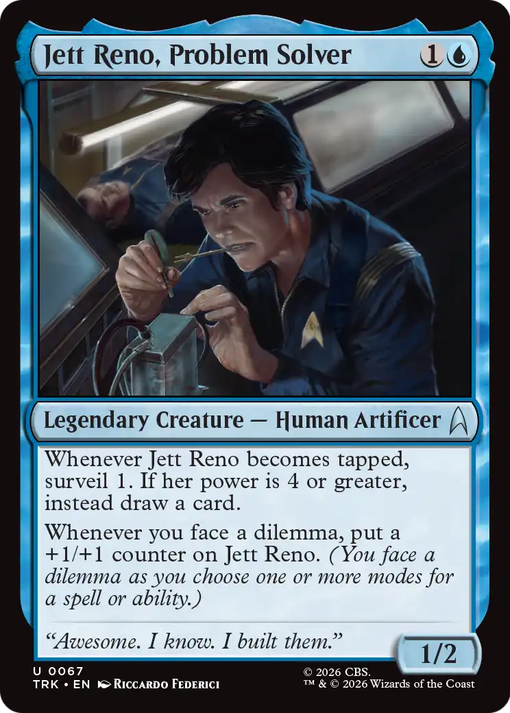 Jett Reno, Problem Solver (TRK)