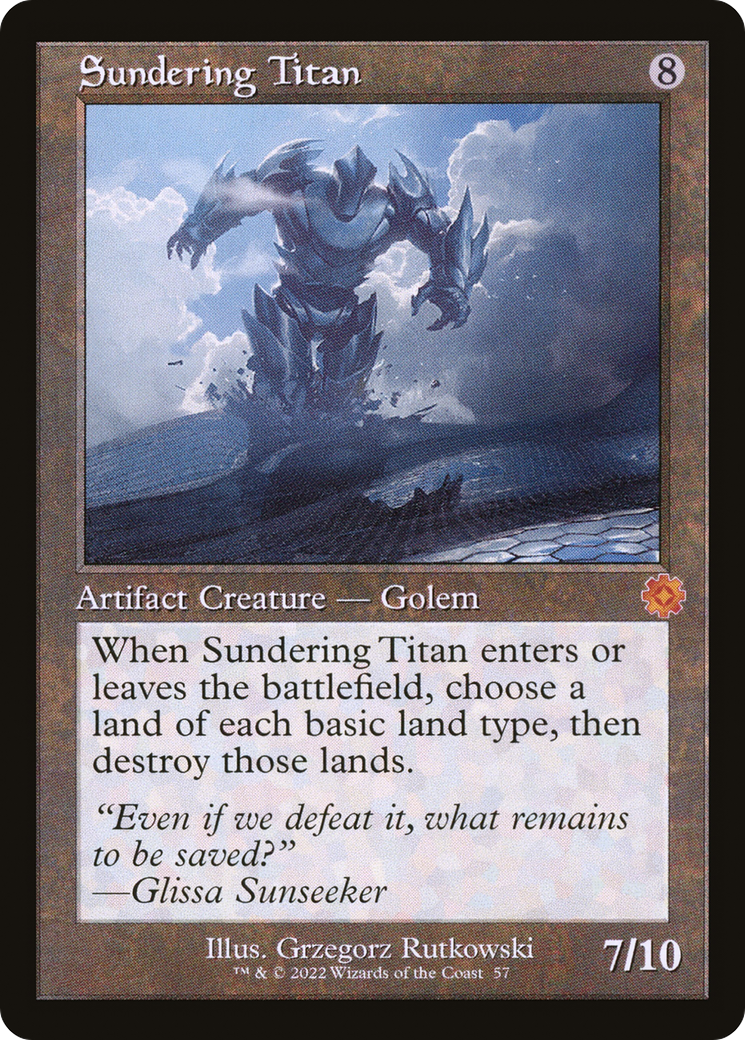 Sundering Titan (057) (Retro Frame)