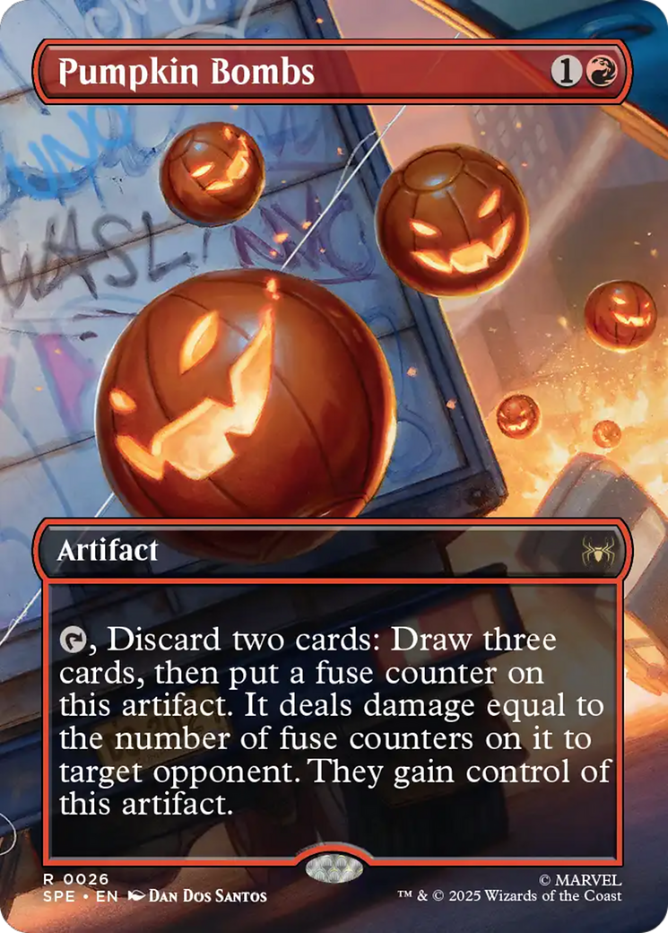Pumpkin Bombs (0026) (Borderless) - Foil