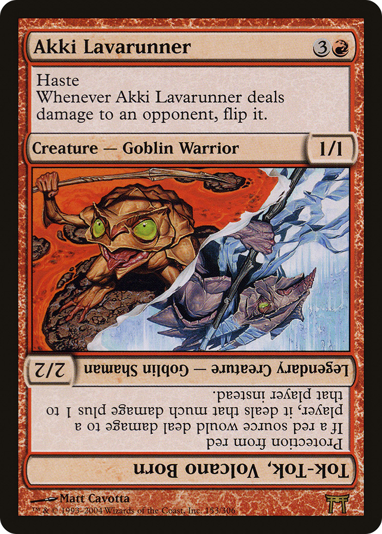 Akki Lavarunner // Tok-Tok, Volcano Born - Foil