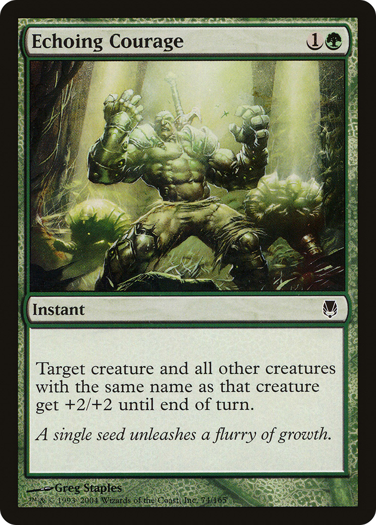 Echoing Courage - Foil