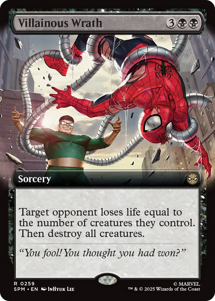 Villainous Wrath (0259) (Extended Art) - Foil