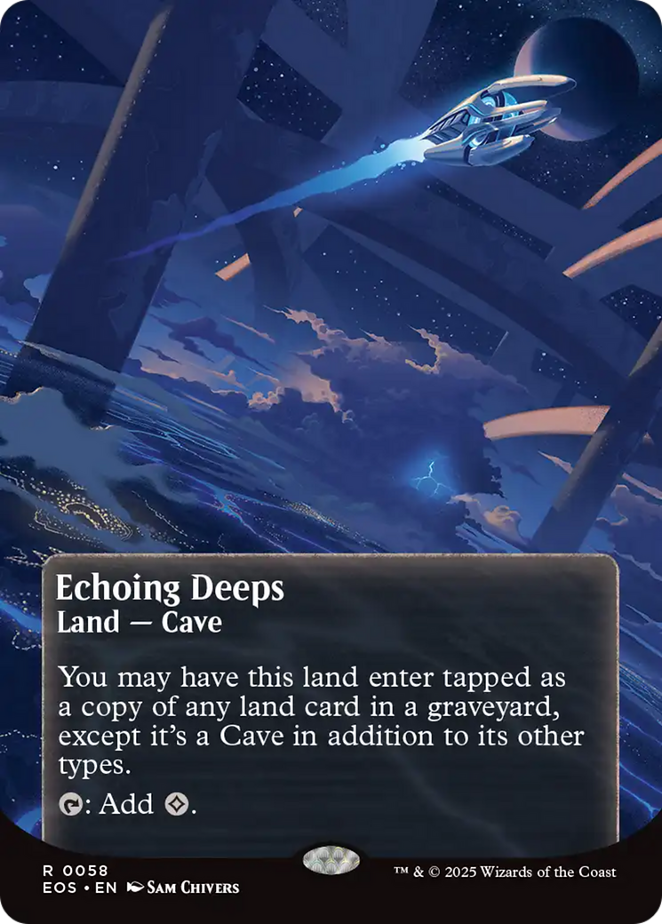 Echoing Deeps (0058) (Borderless) - Foil