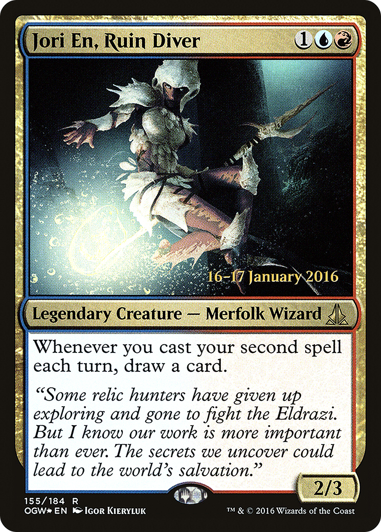 Jori En, Ruin Diver (155) (Prerelease) - Foil
