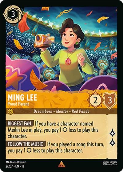 Ming Lee, Proud Parent