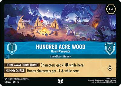 Hundred Acre Wood, Hunny Campsite