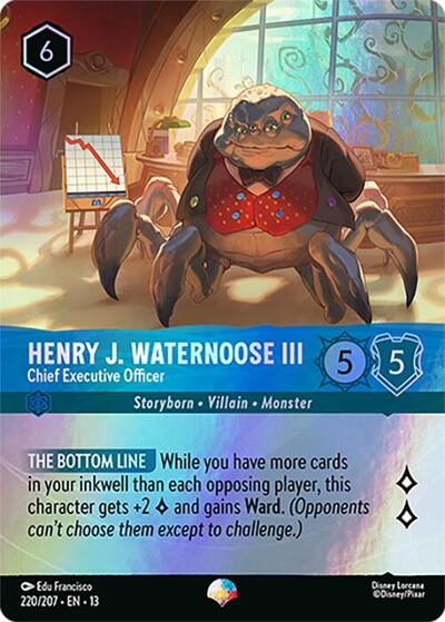 Henry J. Waternoose III, Chief Executive Officer