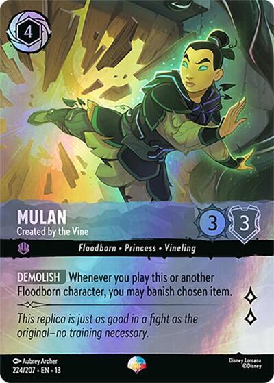 Mulan, Created by the Vine