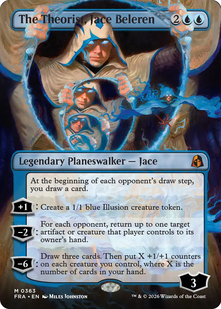 The Theorist, Jace Beleren (0363) (Borderless) (FRA) - Foil