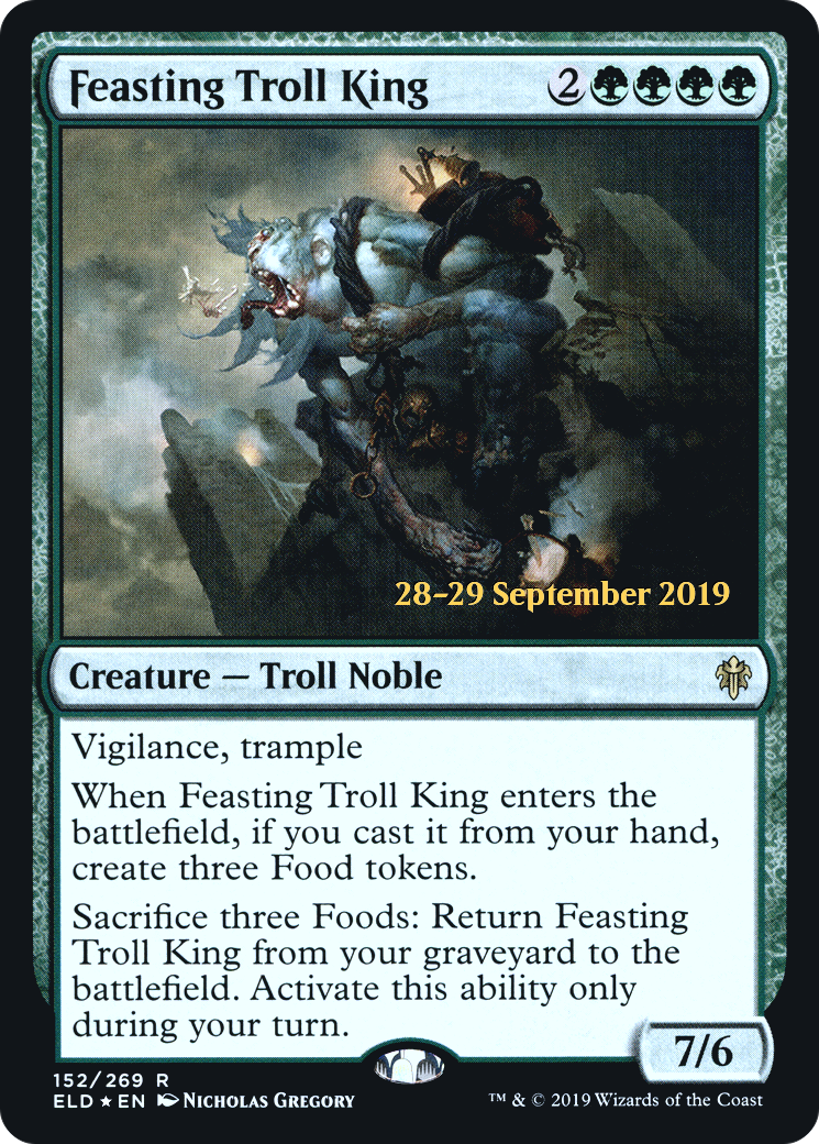 Feasting Troll King (152) (Prerelease) - Foil