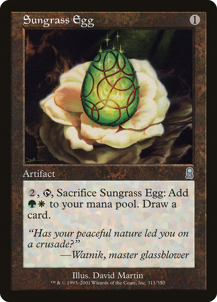 Sungrass Egg - Foil