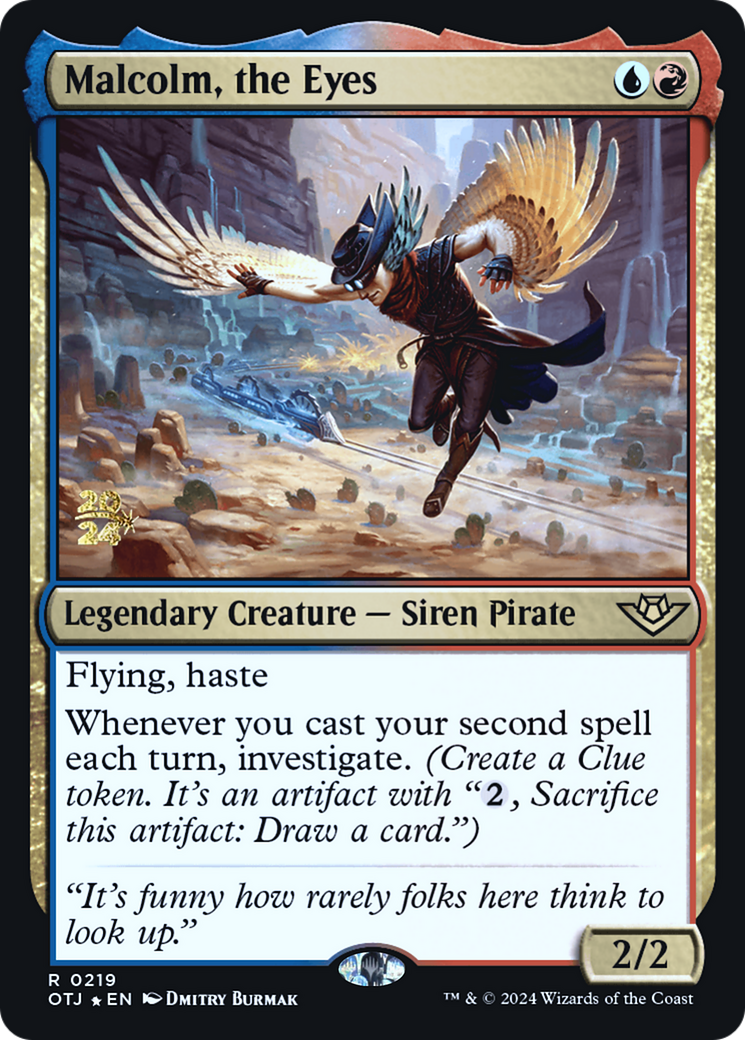 Malcolm, the Eyes (0219) (Prerelease) - Foil