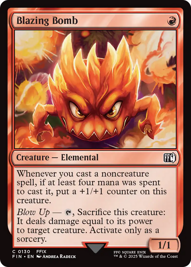 Blazing Bomb - Foil